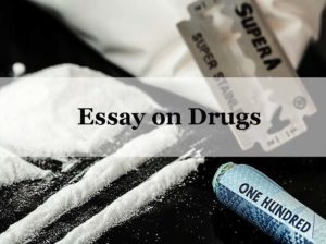 50 words essay about drugs